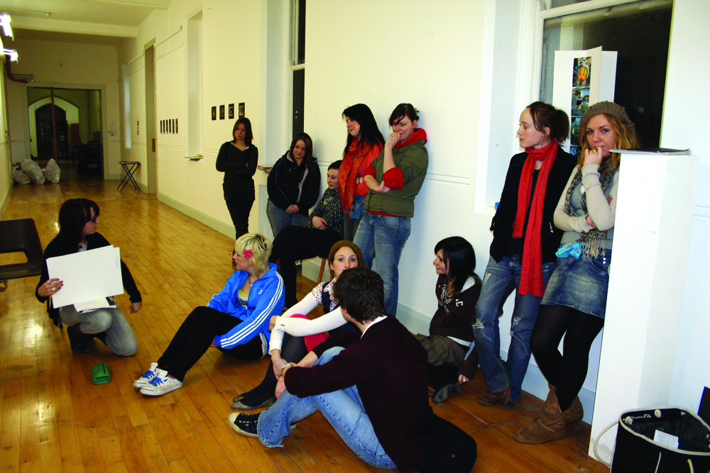 Lynne O Loughlin: from GMIT Fine Art, Cluain Mhuire; a photography group crit, with permission.